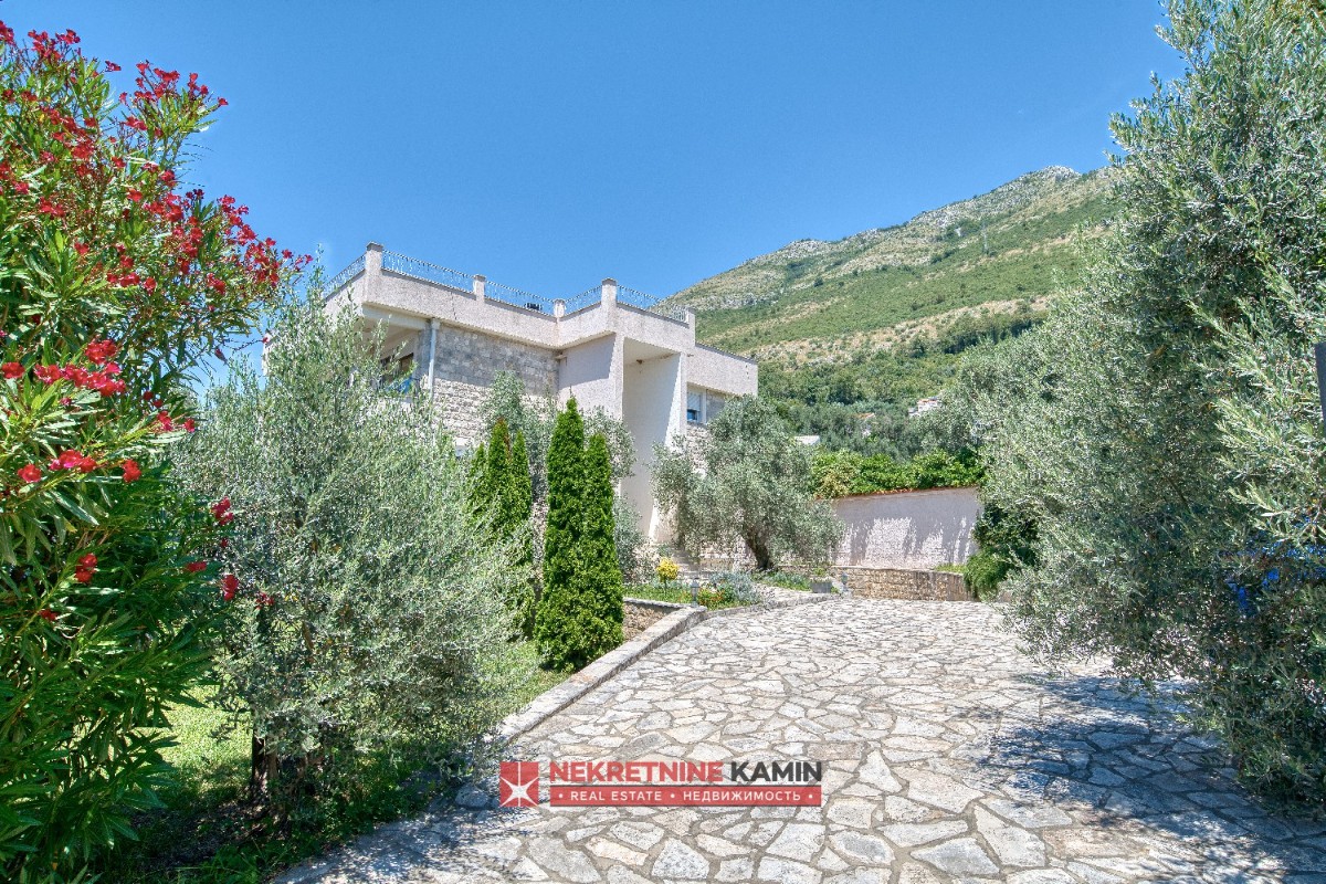 Stone Villa with Pool amid Olive Trees, Reževići, Budva